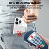 RFID Blocking Wallet Minimalist Slim Card Holder for Magsafe with Adjustable Stand, Metal Pop Up Magnetic Walletfor Men TOYFID-4